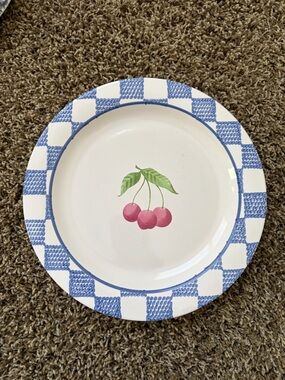 Pfaltzgraff Hopscotch Plates 10.5” - Cherries